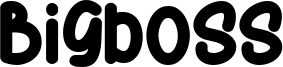 Bigboss Font