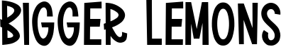 Bigger Lemons Font