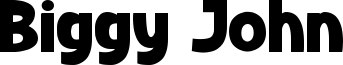 Biggy John Font