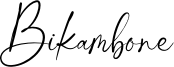 Bikambone Font