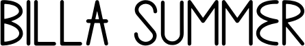 Billa Summer Font
