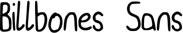 Billbones Sans Font