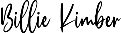 Billie Kimber Font