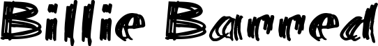 Billie Barred Font