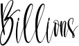 Billions Font