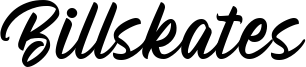 Billskates Font