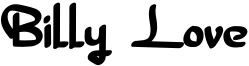 Billy Love Font