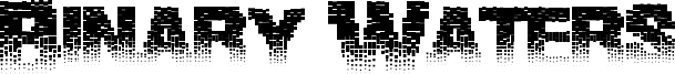 Binary Waters Font