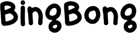 BingBong Font