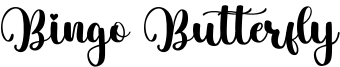 Bingo Butterfly Font