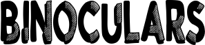 Binoculars Font