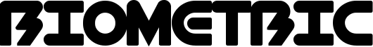 BioMetric Font