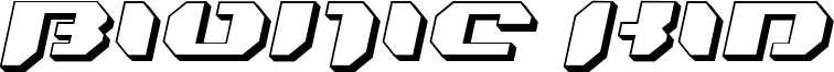 Bionic Kid Font