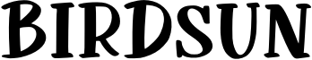 Birdsun Font