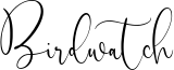 Birdwatch Font