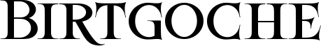 Birtgoche Font