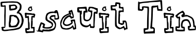 Biscuit Tin Font