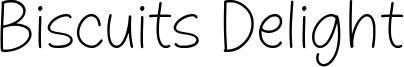 Biscuits Delight Font