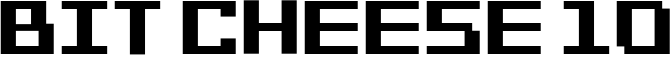 Bit Cheese 10 Font