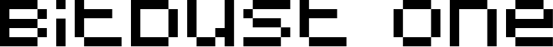 Bitdust One Font