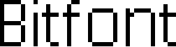 Bitfont Font