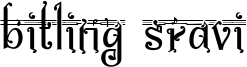 Bitling Sravi Font