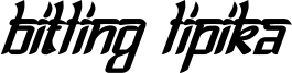 Bitlinglipika-BoldItalic.ttf