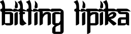 Bitlinglipika-Bold.ttf