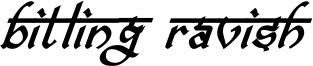 bitlingravish-BoldItalic.ttf