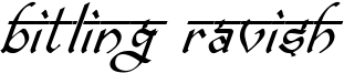 bitlingravish-Italic.ttf