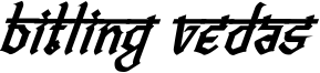 Bitlingvedas-BoldItalic.ttf