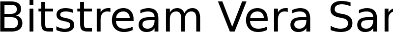 Bitstream Vera Sans Font