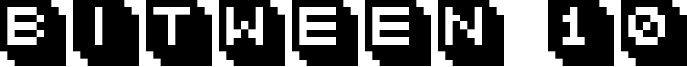 Bitween 10 Font