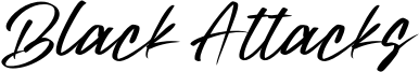 Black Attacks Font