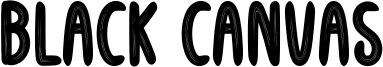 Black Canvas Font