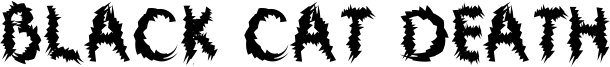 Black Cat Death Font