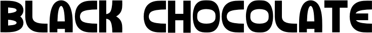 Black Chocolate Font
