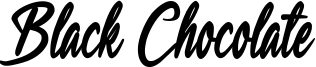 Black Chocolate Font
