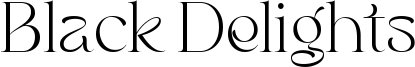 Black Delights Font