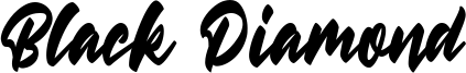 Black Diamond Font