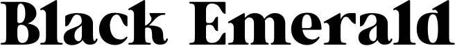 Black Emerald Font