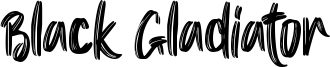 Black Gladiator Font