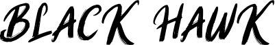 Black Hawk Font