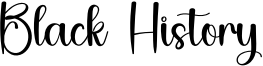 Black History Font