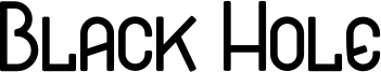 Black Hole.otf