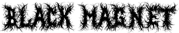 Black Magnet Font