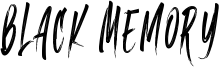 Black Memory Font