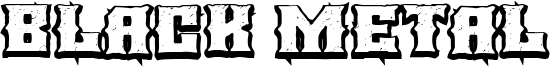 Black Metal Font