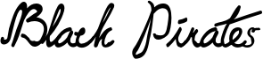 Black Pirates Font