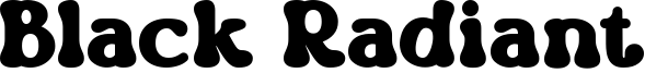 Black Radiant Font
